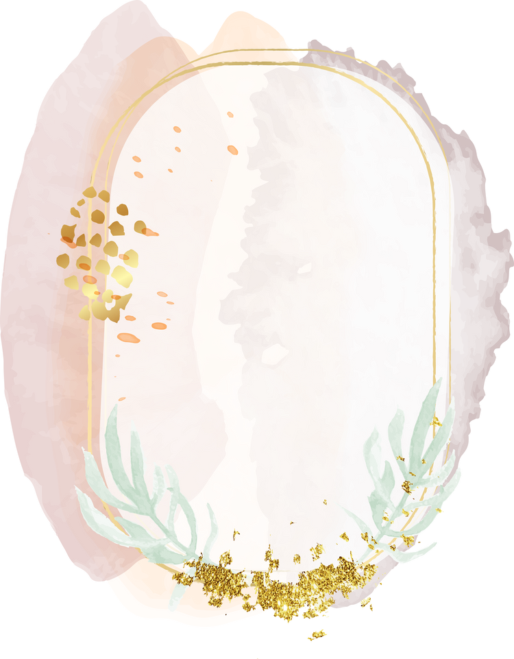 Watercolor frame background